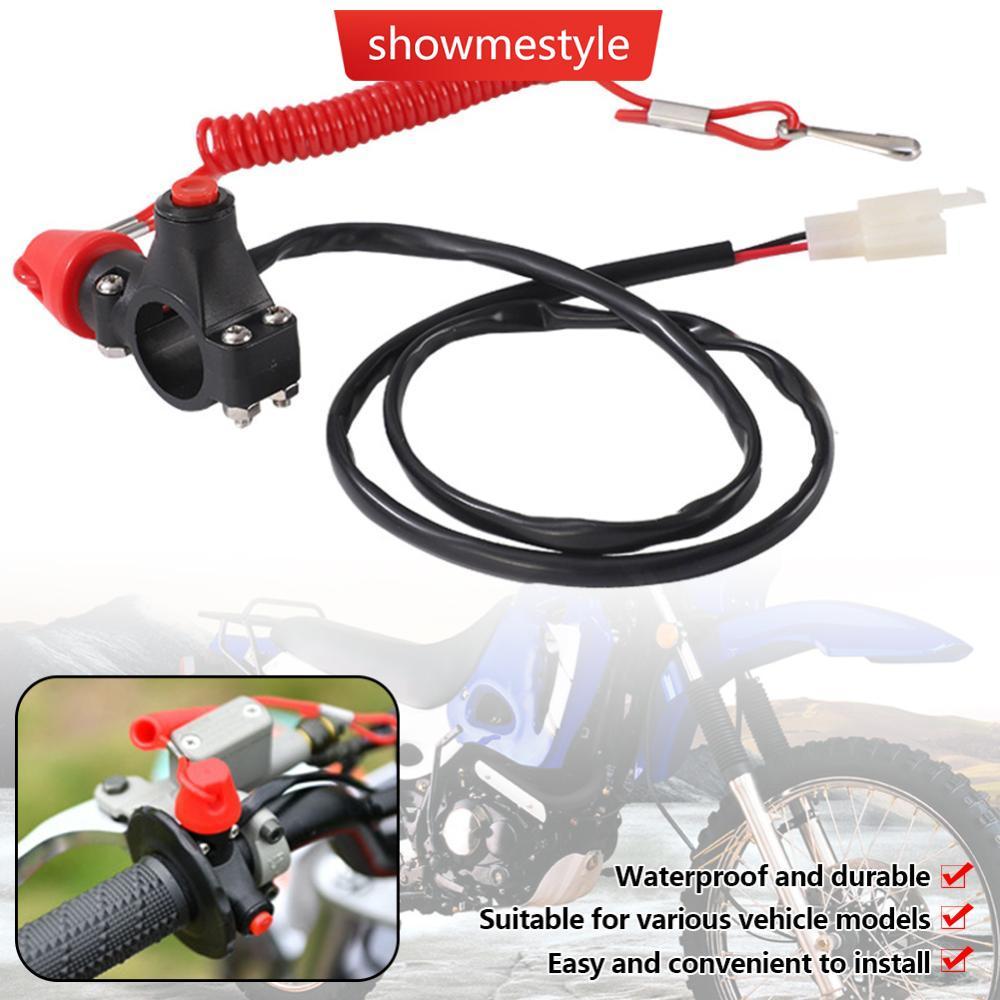 SMS Motocicleta ATV Cordão De Emergência Matar Parar Interruptor Do Motor Botão Para Suzuki K8U2