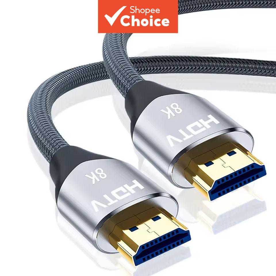 Cabo HDMI 2.1 5m 8K 48 Gbps 8K @ 60 Hz 4K 120 HDR eARC Para PS5 Xbox Sony TV