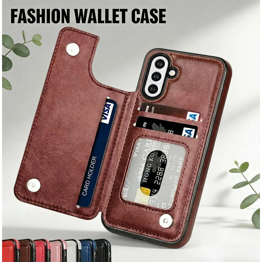 Capa De Couro Para Samsung Galaxy S26 S25 S24 S23 S22 S21 S20 Ultra Plus S25FE S24FE S23FE S21FE S20FE