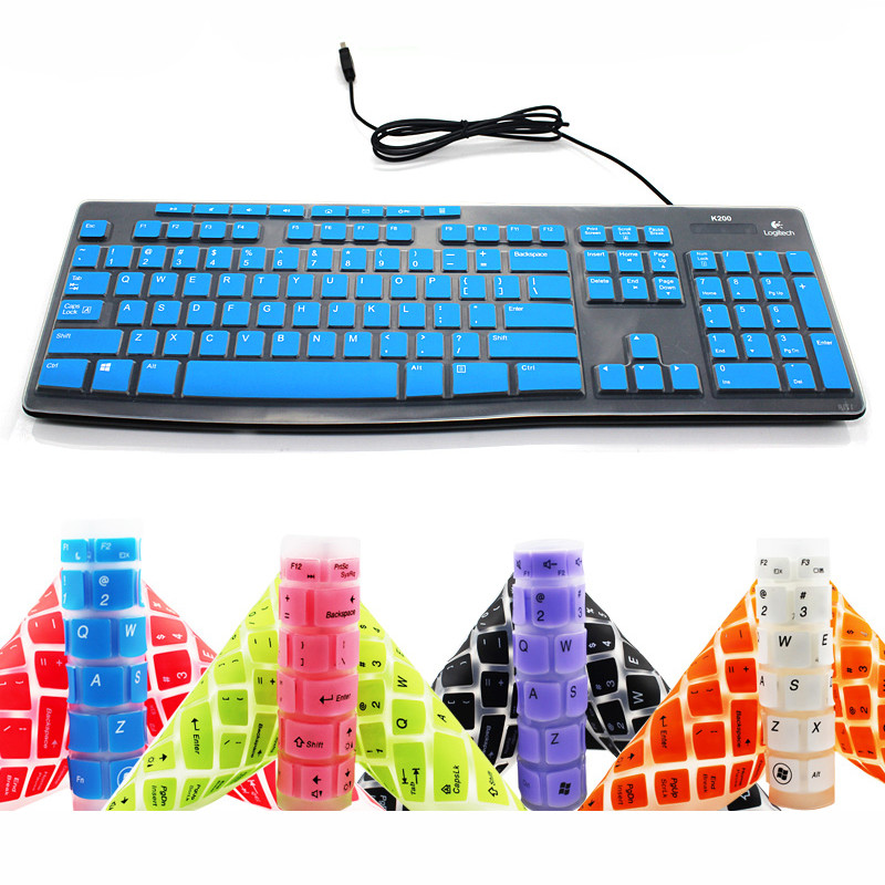 Logitech MK200 K200 MK270 K270 MK260 K260 Película protetora para teclado de computador Capa adesiva