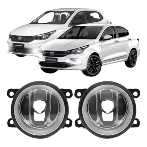 Par Farol Milha Fiat Argo Cronos 2017 2018 2019 2020 2021