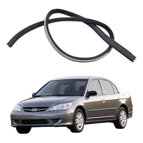 Borracha Carroceria Traseira Direita Honda Civic 2001 2006