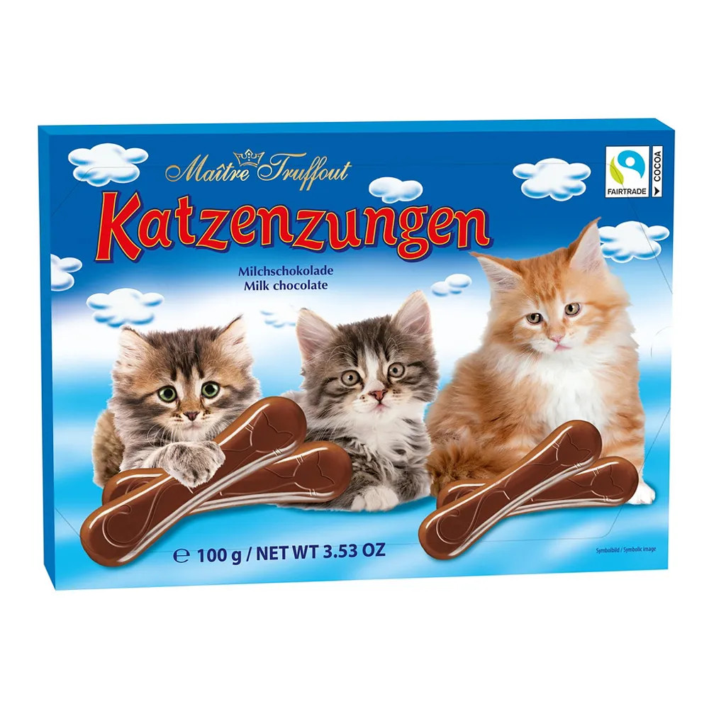 Maitre Truffout Lingua De Gato Ao Leite 100g Importado Original Pronta Entrega