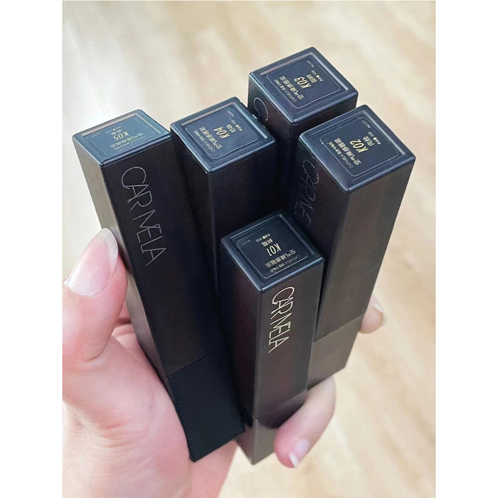 CARMELA CARMELA Air Nude Lip Mud Soft Mist Batom fosco de longa duração Lip Glaze K04 Leite Café