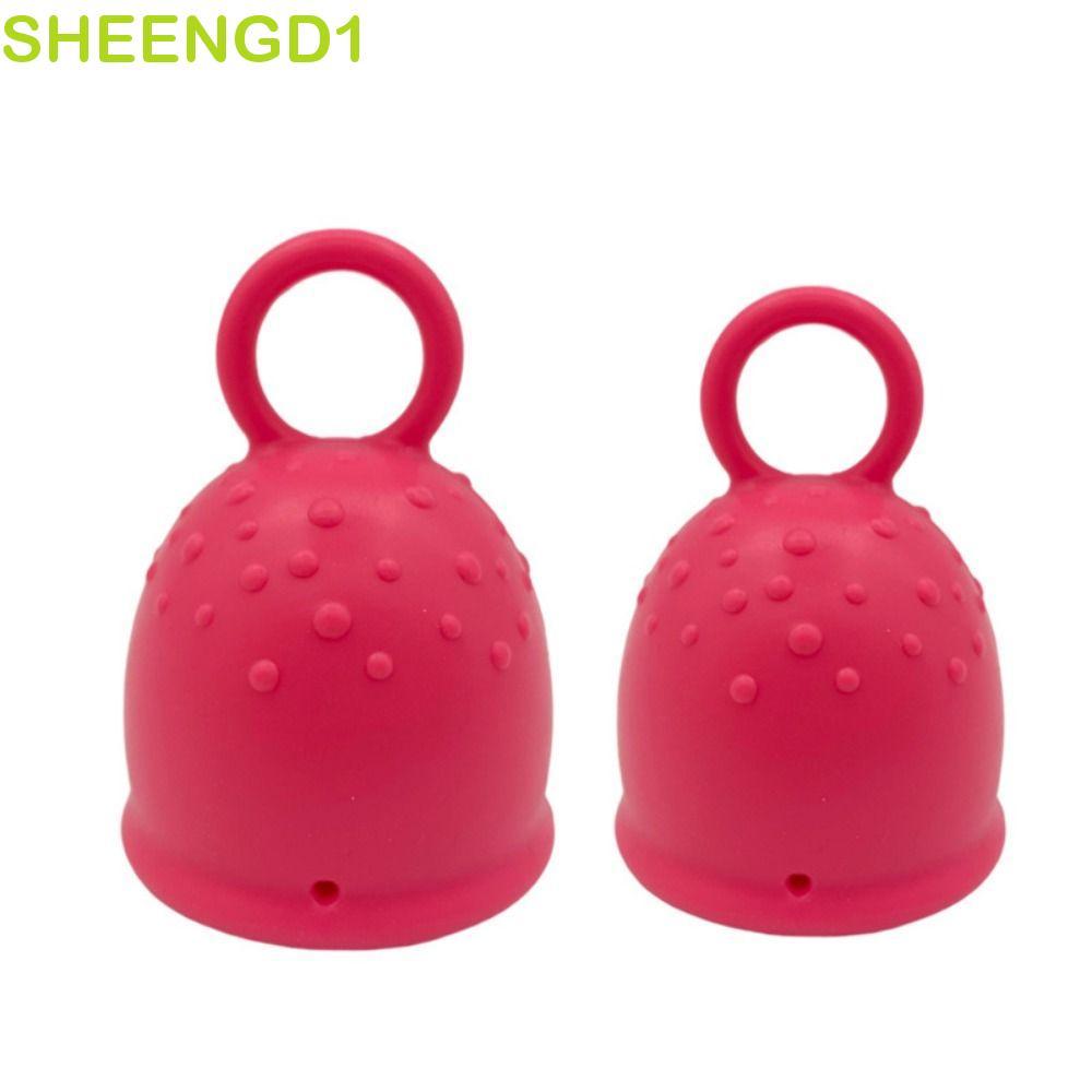 Copo Mensal De Silicone SHEENGD1 , Menstrual Reutilizável À Prova De Vazamentos , Coletor Vaginal Macio