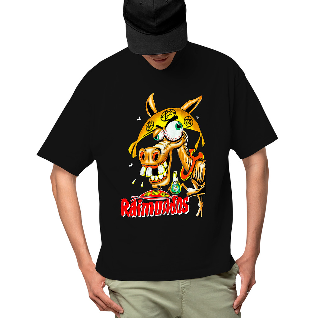 Camiseta Algodão Unissex Raimundos Sertão Cangaceiro Horse Snake Camisa Masculina T-Shirt Feminino
