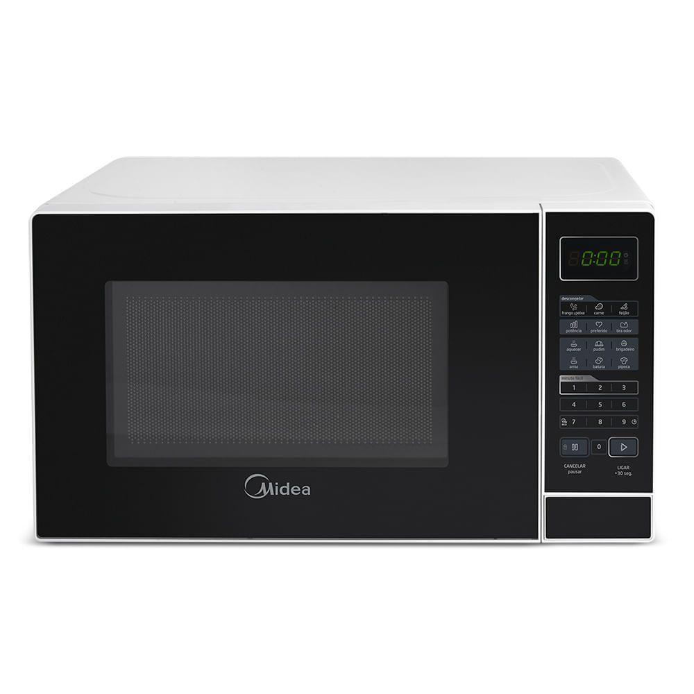 Micro-Ondas de Bancada Midea MRAS21 20L com Painel Digital Branco 110V