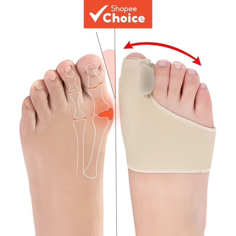 Órteses Para Pés | Conjunto Corretor De Dedo Grande Com Meias Macias E Ferramenta , Hálux Valgo Ligamento Colateral , Cu