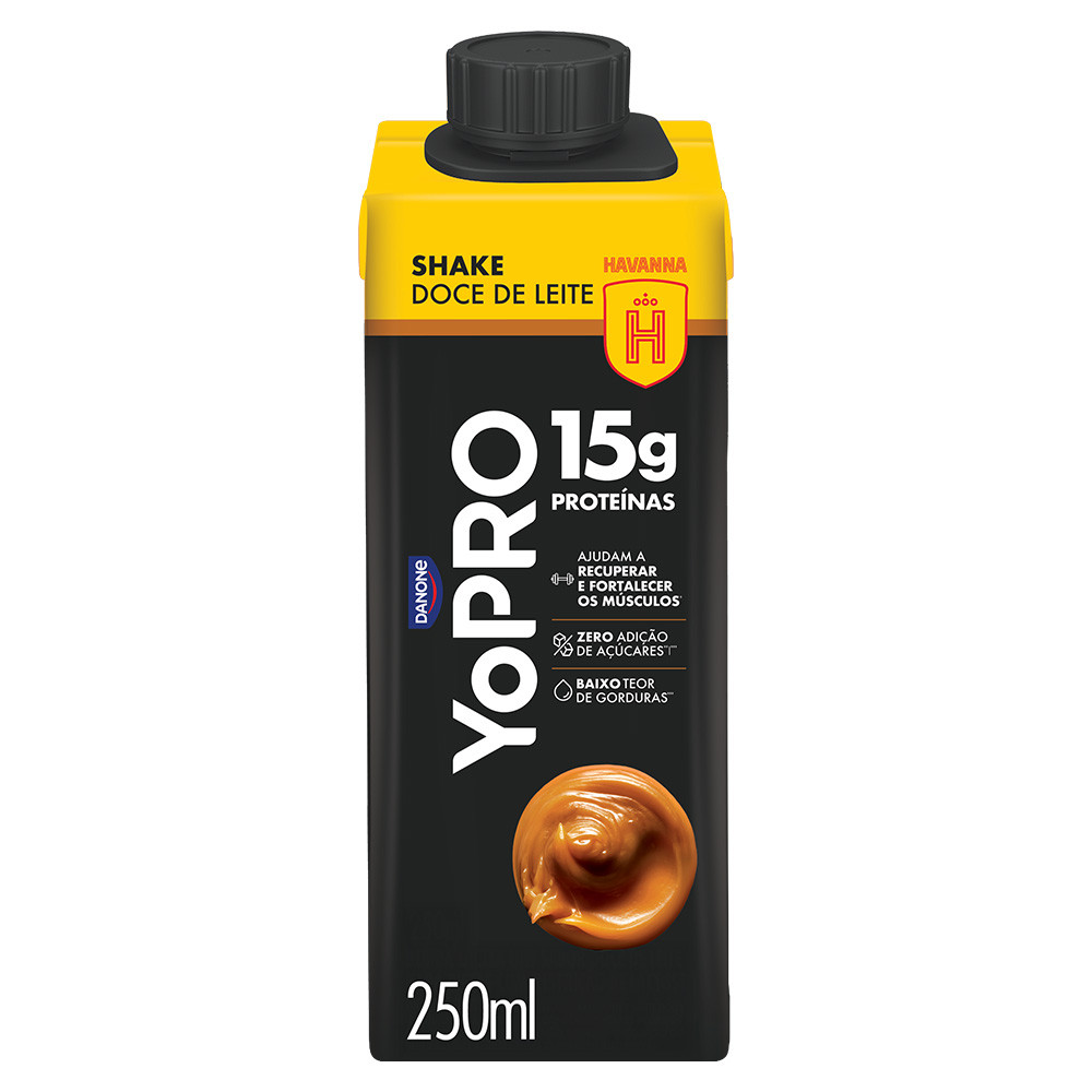 YoPRO Bebida UHT Doce de Leite Havanna15g de proteínas 250ml