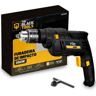 Furadeira De Impacto 3/8 Pol 550w The Black Tools em Oferta na Shopee