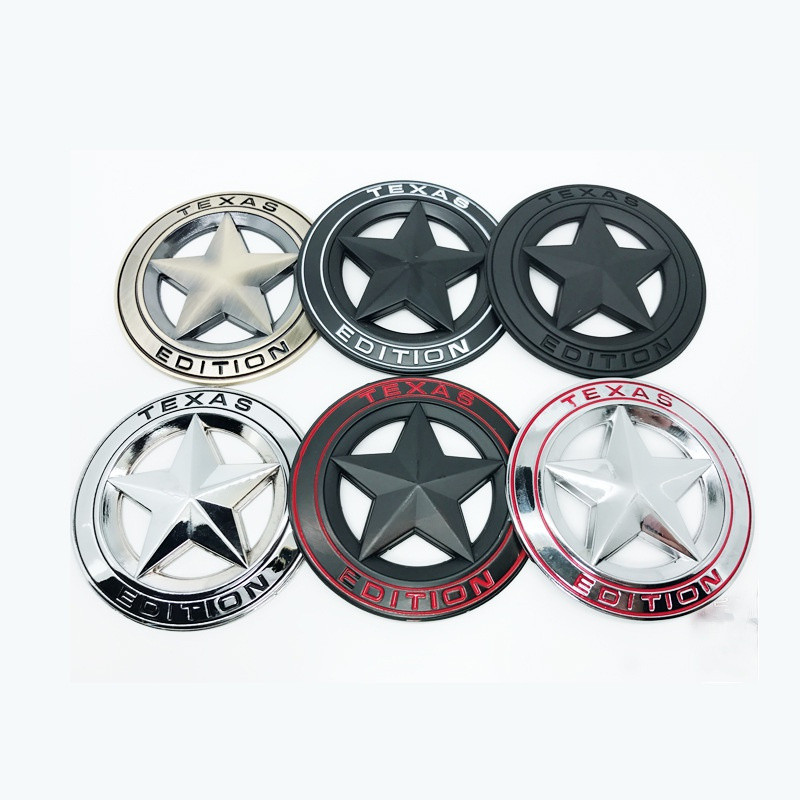 Emblema 3D TEXAS Edição Star TRAIL RATED 4X4 Limitedo Adesivos Para Carros JEEP Cherokee Wrangler Grand