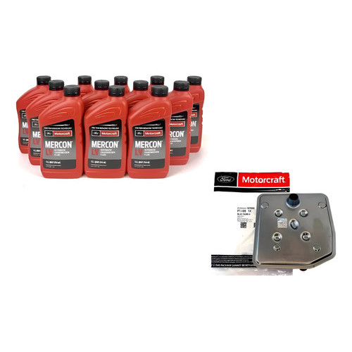 Kit 12 Litros Mercon Lv + Filtro Óleo Do Câmbio Ford Ranger