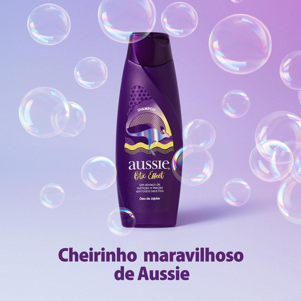 Detalhes do Shampoo Aussie Btx Effect 360ml + Creme de Tratamento Aussie Btx Effect 3 Minutos 236ml