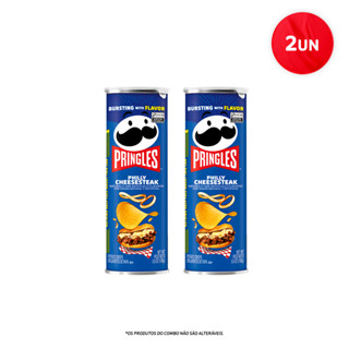 Combo Pringles Importada Philly Cheese Crisps Sanduíche De Carne Com Queijo158g 2 unidades em Oferta na Shopee