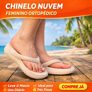 Chinelo Nuvem Feminino Ortopédico Ideal Para Uso Diário em Oferta na Shopee