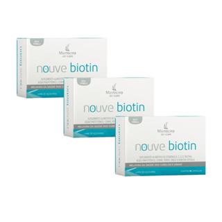 Kit  c/ 3  Nutracêutico Nouve Biotin - 90 capsulas em Oferta na Shopee