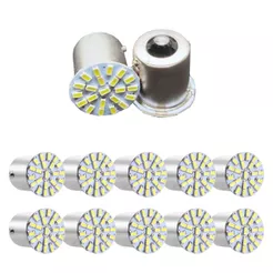 KIT 10 LAMPADA 22 LED BA15S 1 POLO P21W 1156 1141 BRANCO 3014 12V