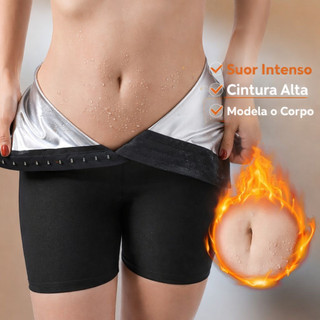 Calça Sauna Fitness Emagrecedora para Corrida Academia Body Shaper Suor Térmico