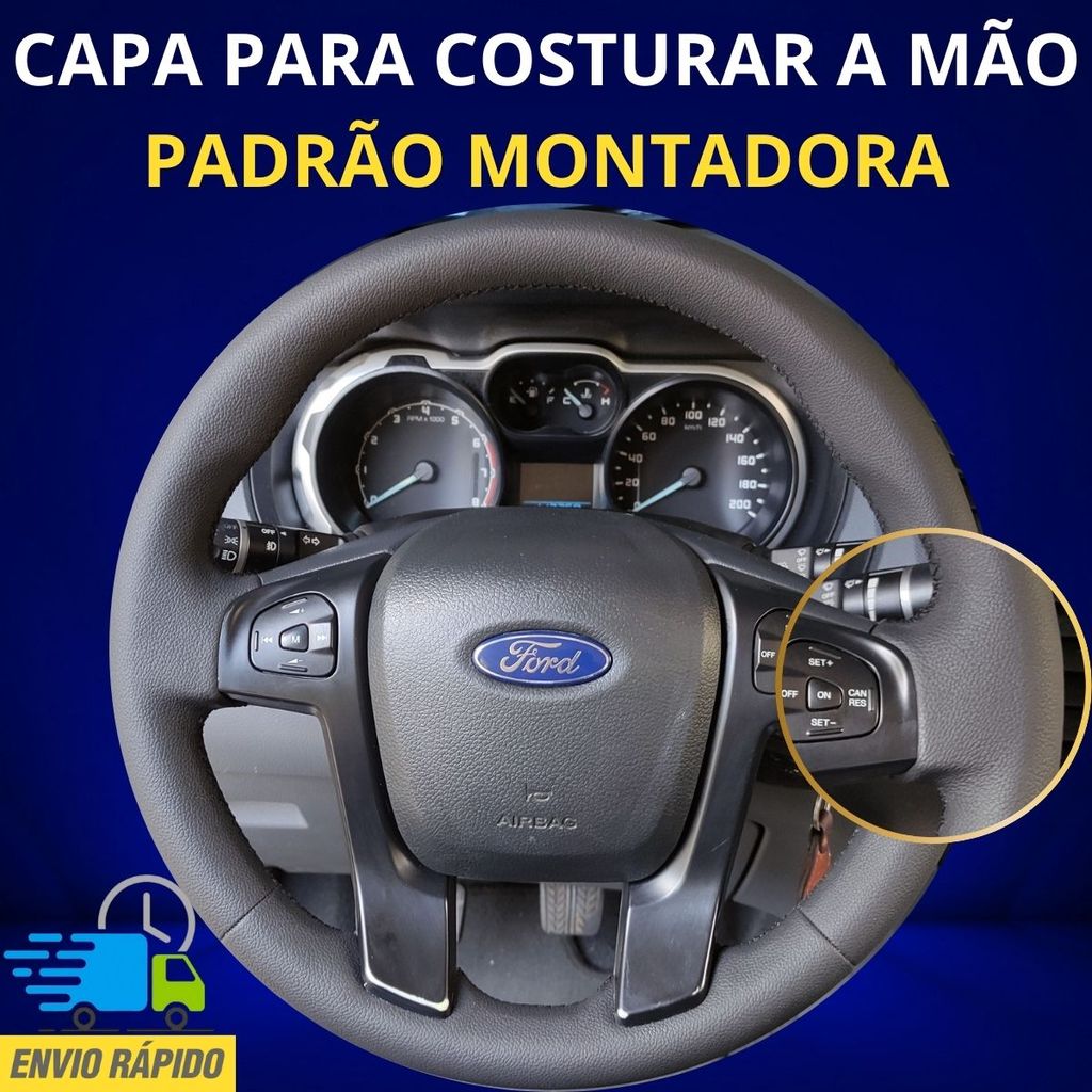 Capa Revestimento de Volante Costurada Ford Ranger 2013 a 2016 em Oferta na Shopee