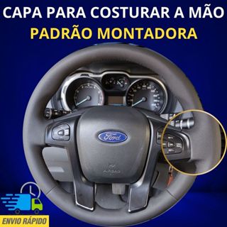 Capa Revestimento de Volante Costurada Ford Ranger 2013 a 2016 em Oferta na Shopee