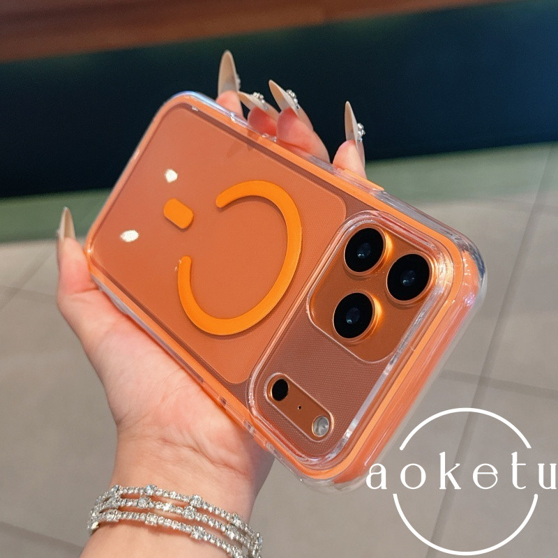 Adequado Para iPhone 17 Promax Capa De Telefone airbag 2 Em 1 Sucção Magnética Apple 17 Transparente Com Tudo Incluído 1 em Oferta na Shopee