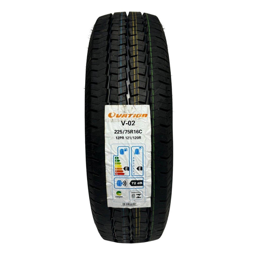 PNEU 225/75R16 12PR 121/120R OVATION V-02 DUCATO BOXER JUMPER CARGA ARO 16 — imagem 2 de 2