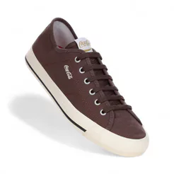 Tênis Coca Cola Horizon Classic Canvas Marrom - Feminino
