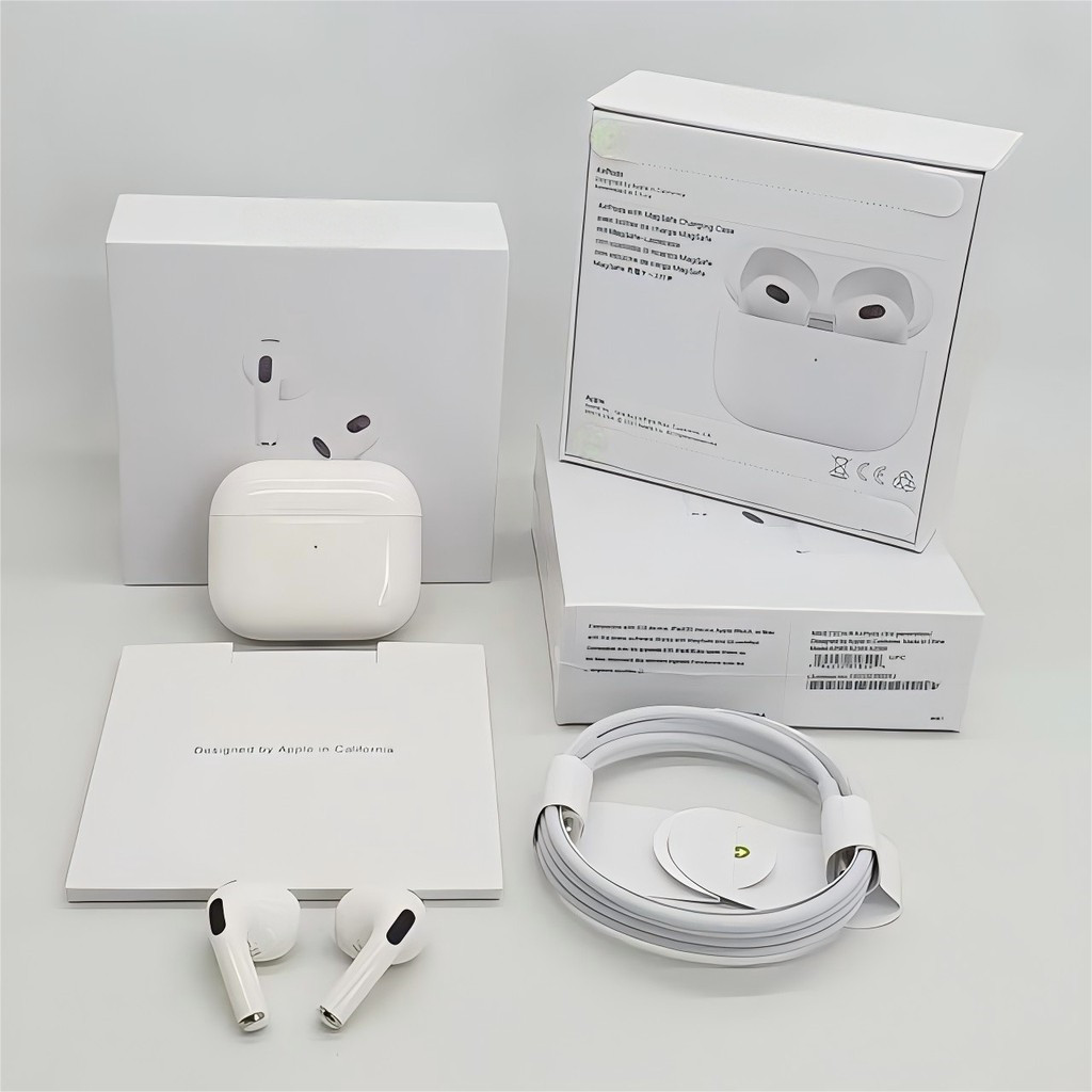 Fone De Ouvido sem fio Bluetooh 5.2 Air--Pods 3 Compativel  IOS e Android Sem borracha