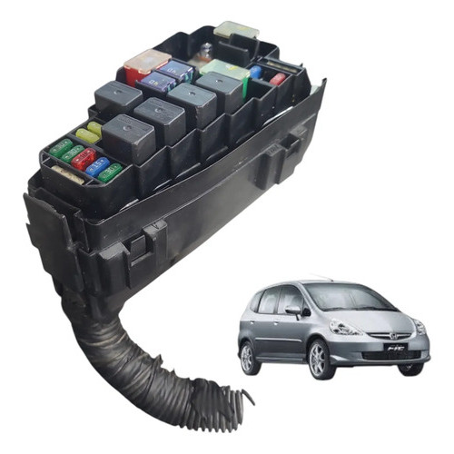 Caixa Fusivel Externa Honda Fit Lx 2003 2008 1.4 Automatico