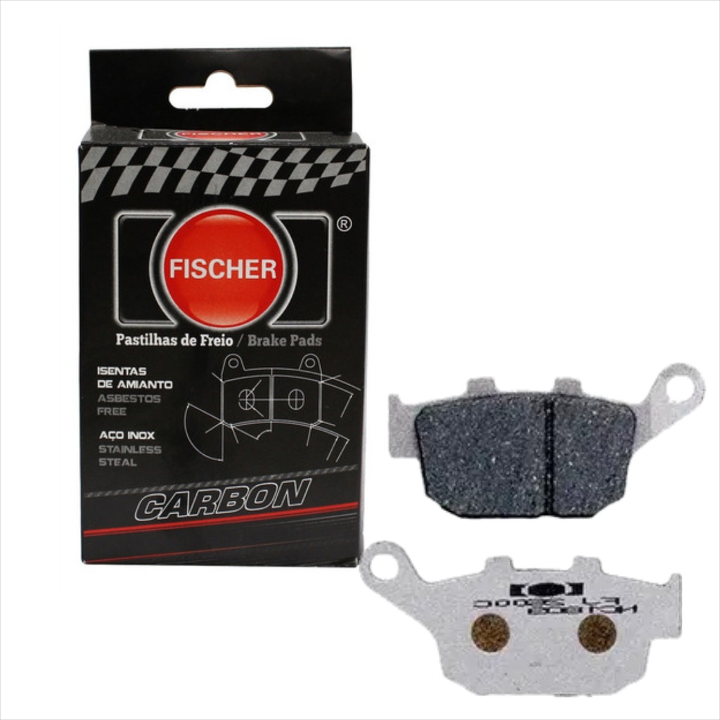 Pastilha Traseira Fischer FJ2600C: Honda CB/CBR/NC/XL, Kawasaki Z800/Z900