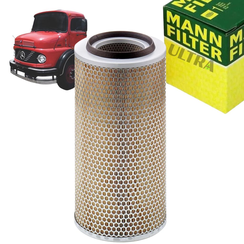 Filtro Ar MB Mercedes-Benz 1113 / 1313 / 1111 / 1114 / 1215 / 2418 (Mann-Filter C20325/2)
