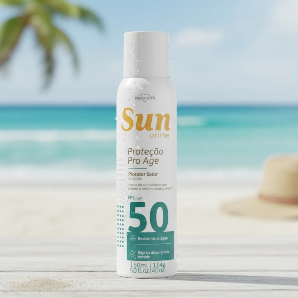 Protetor Solar FPS50 Sun Prime Spray 150ML My Health — imagem 2 de 2