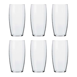 Jogo de Copos Nadir Oca Long Drink de Vidro Liso com 6 Peças 300ml