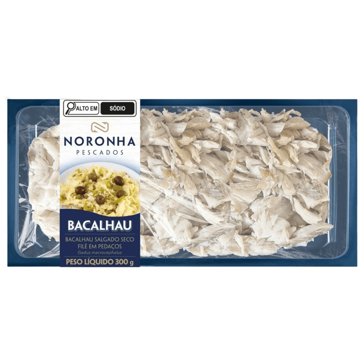 Bacalhau Desfiado Salgado Noronha 300g