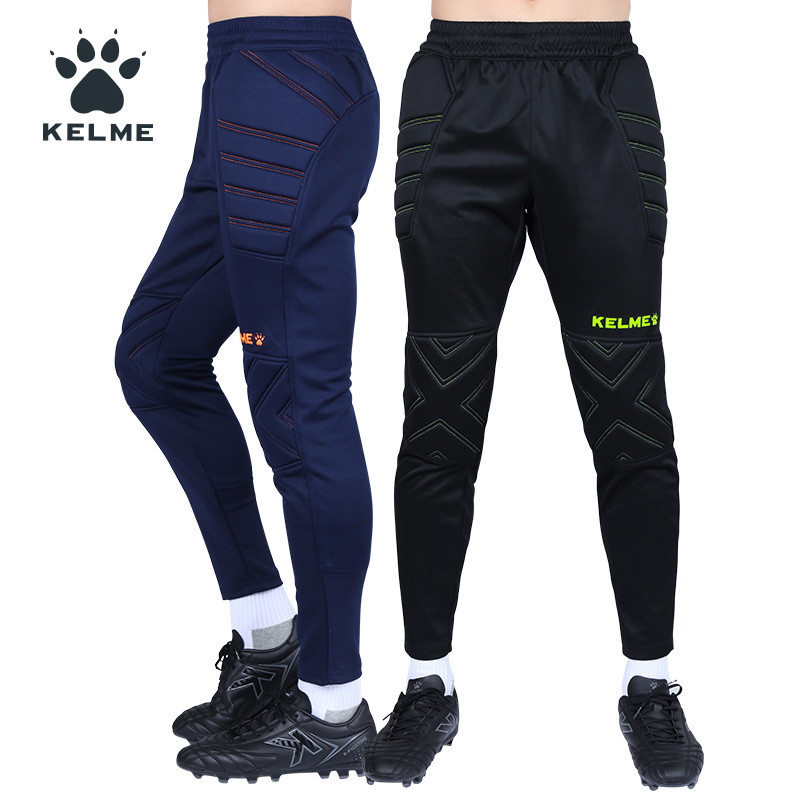 Kelme kelme kelme calças de goleiro de futebol masculino competição treinamento dragão portão calças adulto crianças gol