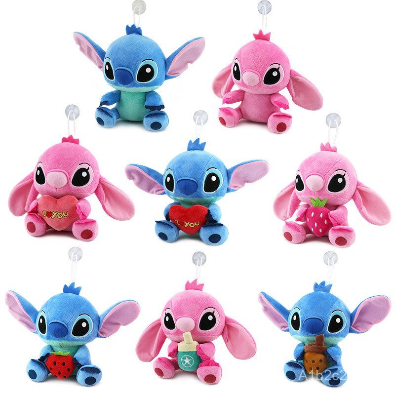 Brinquedo de pelúcia Lilo & Stitch, boneco de casal da máquina de pelúcia, almofada de pelúcia Stitch, presente criativo