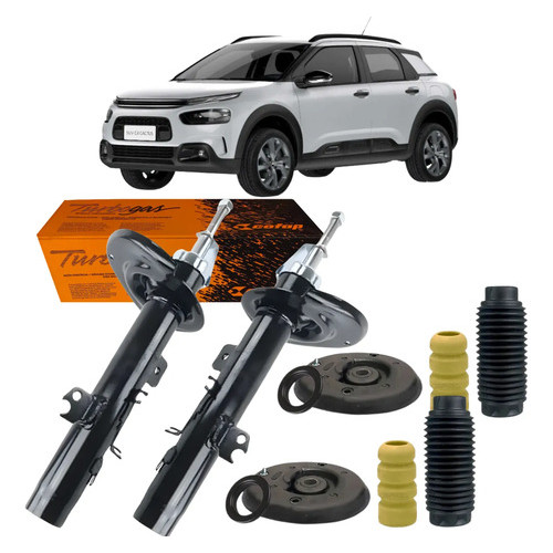 Par Amortecedor Dianteiro Cofap + Kits C4 Cactus 2018 A 2024