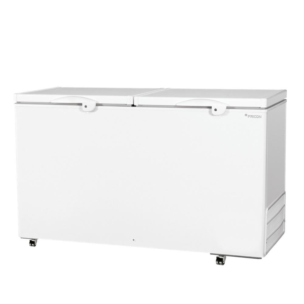 Freezer Conservador Horizontal Fricon 503 Litros Dupla Ação Tampa de Chapa Branco HCED 503 C 127V