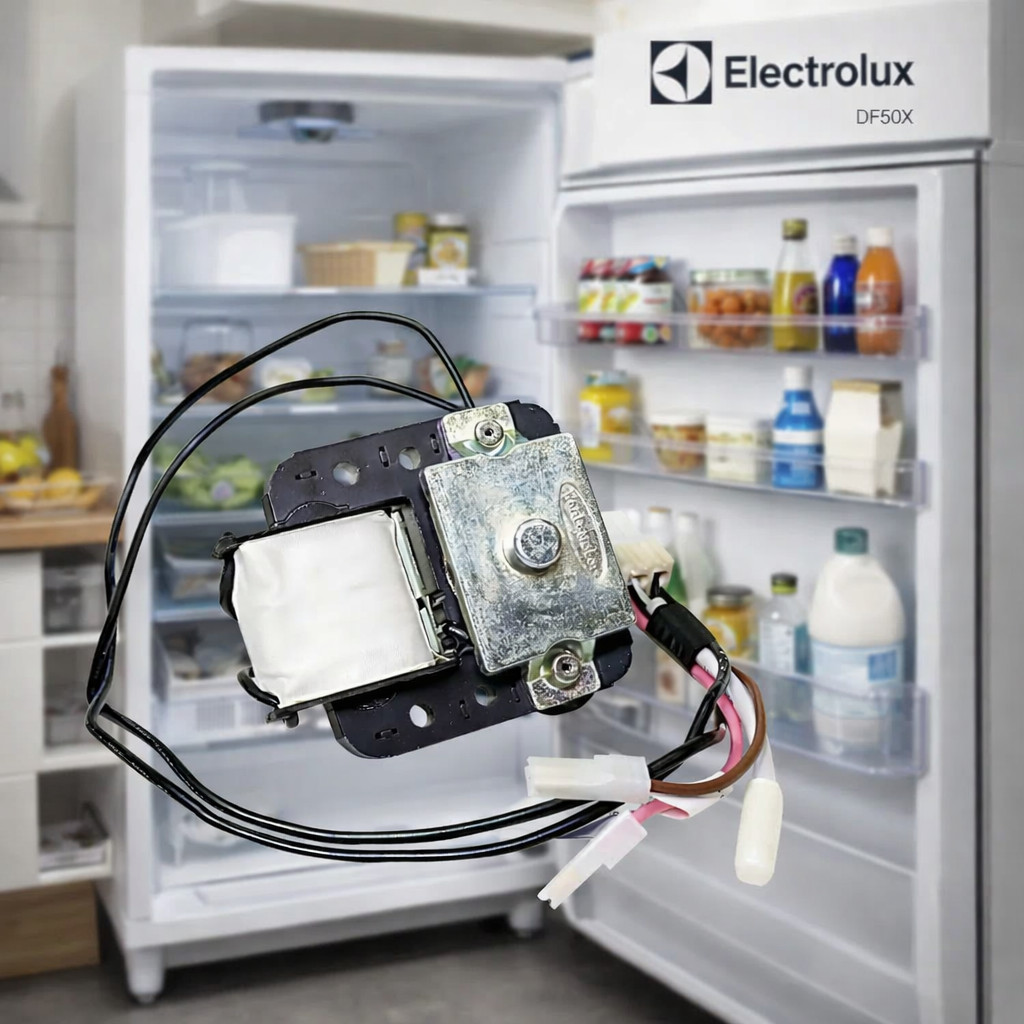 Motor Ventilador Sensor Temperatura Geladeira Electrolux Df50 127v