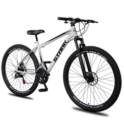 Bicicleta Aro 29 Stark Aço Carbono 21 Velocidades Freio à Disco Suspensão Tamanho 18