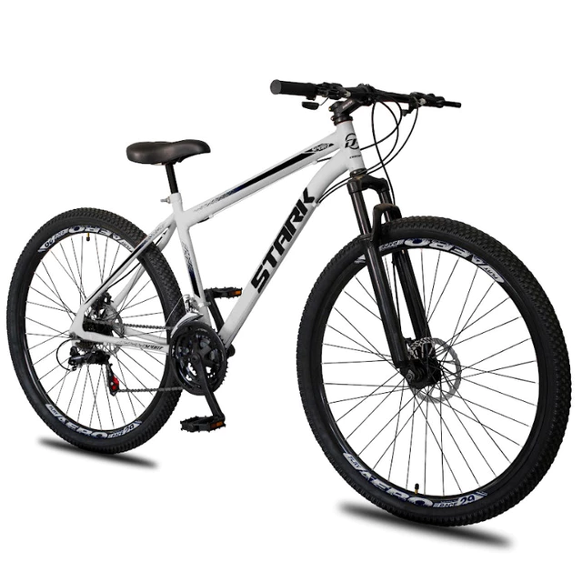 Bicicleta Aro 29 Stark Aço Carbono 21 Velocidades Freio à Disco Suspensão Tamanho 18