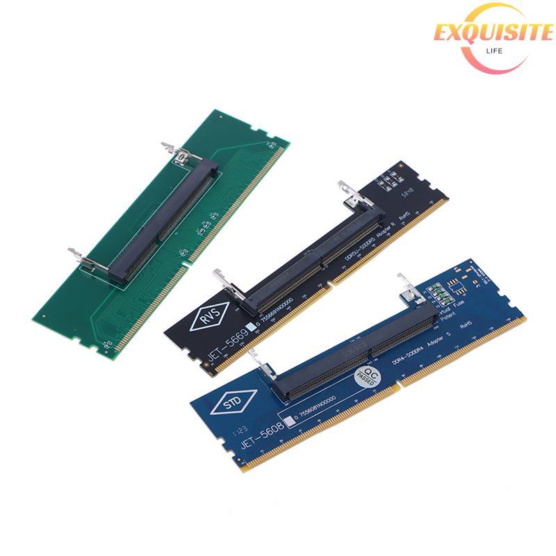 [EL-t] DDR3 DDR4 DDR5 Laptop SO-DIMM Para Adaptador De Mesa Conversor De Cartão Conector De Memória RAM Novo