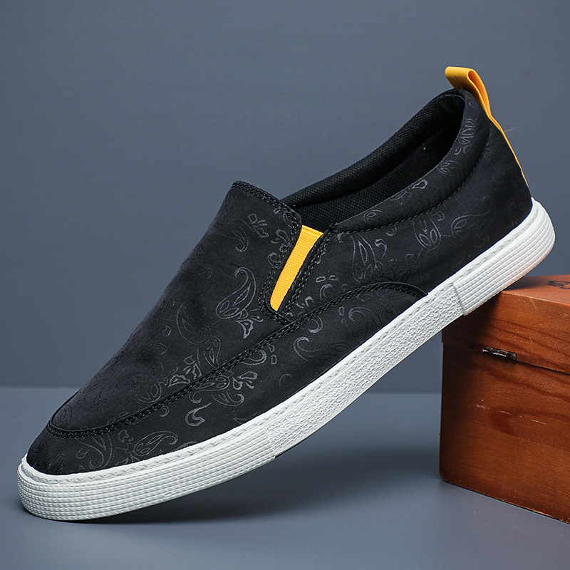 Baoda sapatos masculinos sapatos de lona preguiçosos de um Pedal sapatos de trabalho masculinos tênis masculinos velhos