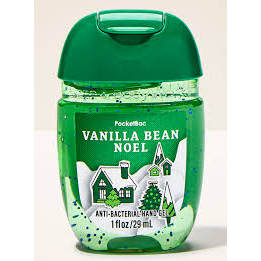 Álcool Em Gel Bath & Body Works Vanilla Bean Noel 29ml