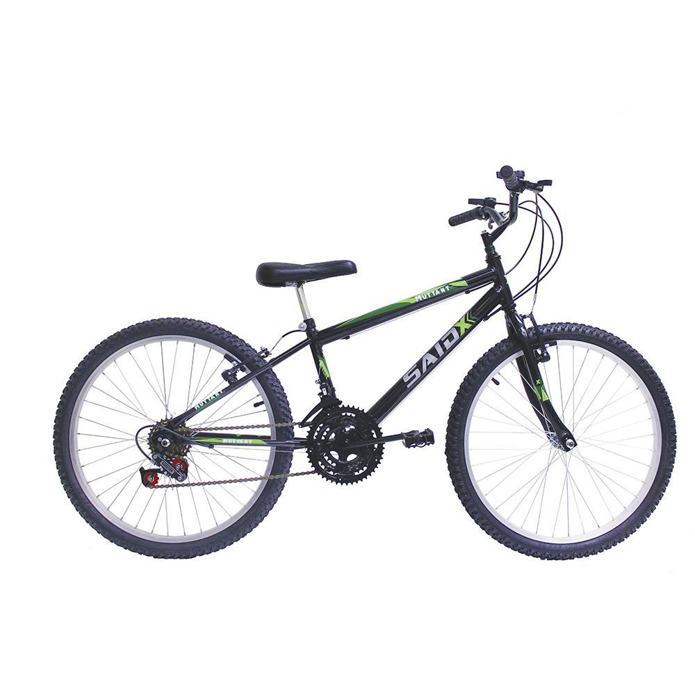 Bicicleta Aro 24 Masculina Infantil 18 Marchas Said-x
