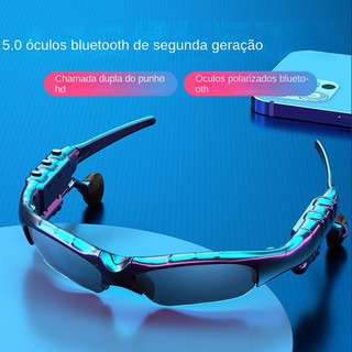   [Promoção em Estoque] Óculos de Sol Esportivos Bluetooth Sem Fio Portáteis V4 Compatíveis com Android e Apple YSIX
