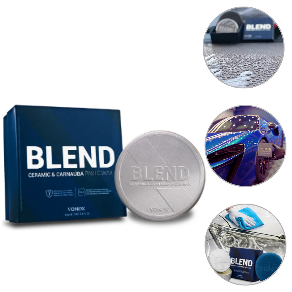 Blend Paste Wax Vonixx Cera Em Pasta De Carnaúba Com Sílica 100g + Aplicador