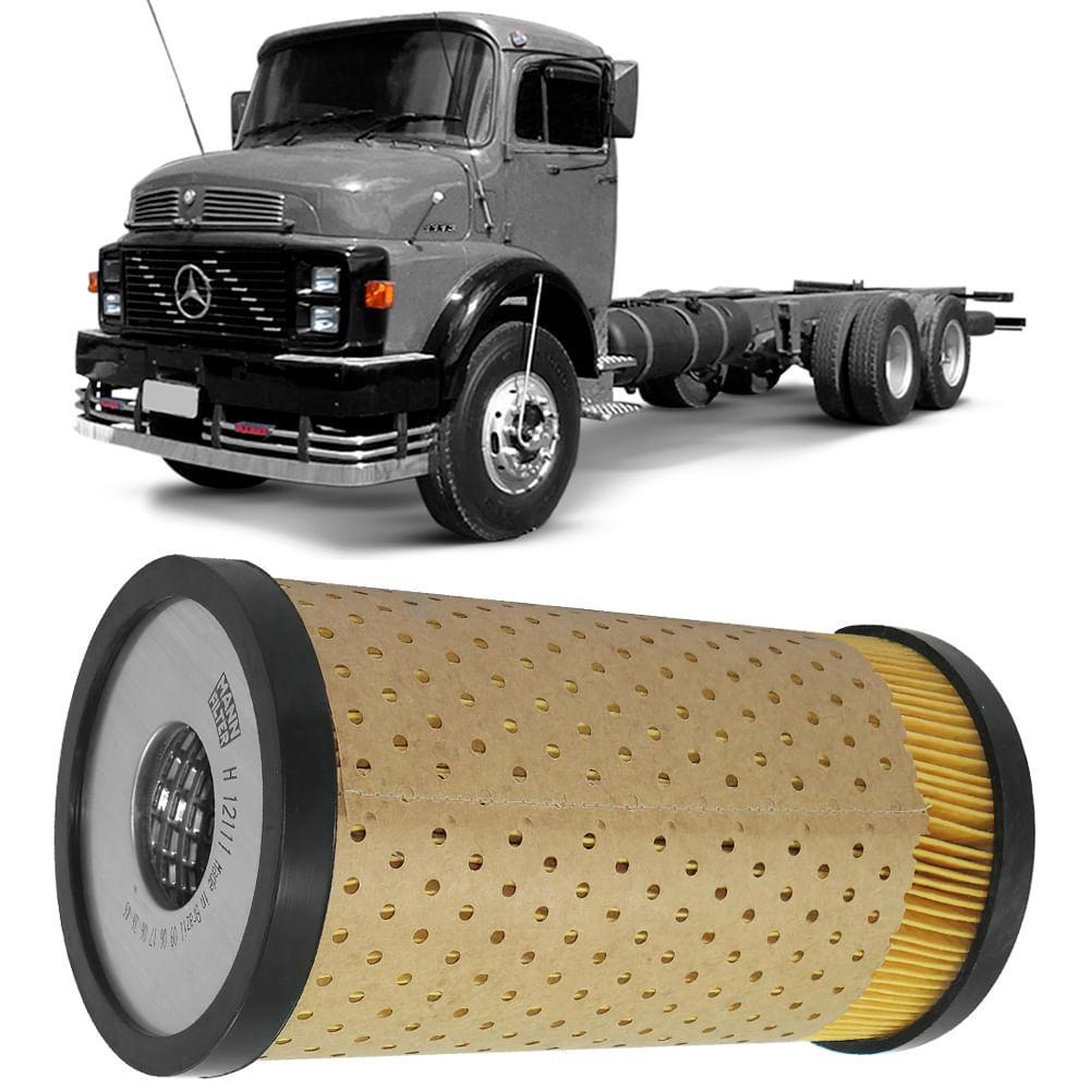 Filtro Óleo Mercedes Benz L-1113 Om352 74 A 89 H12111 em Oferta na Shopee