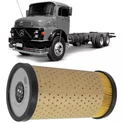 Filtro Óleo Mercedes Benz L-1113 Om352 74 A 89 H12111