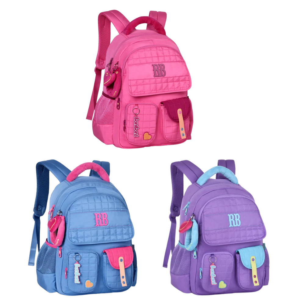 Mochila de Costas Rebecca Bonbon Plush Dreams 17,5" Rebeca Bombom